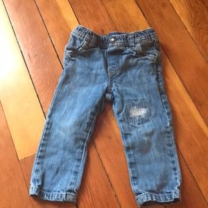 Straight leg jeans